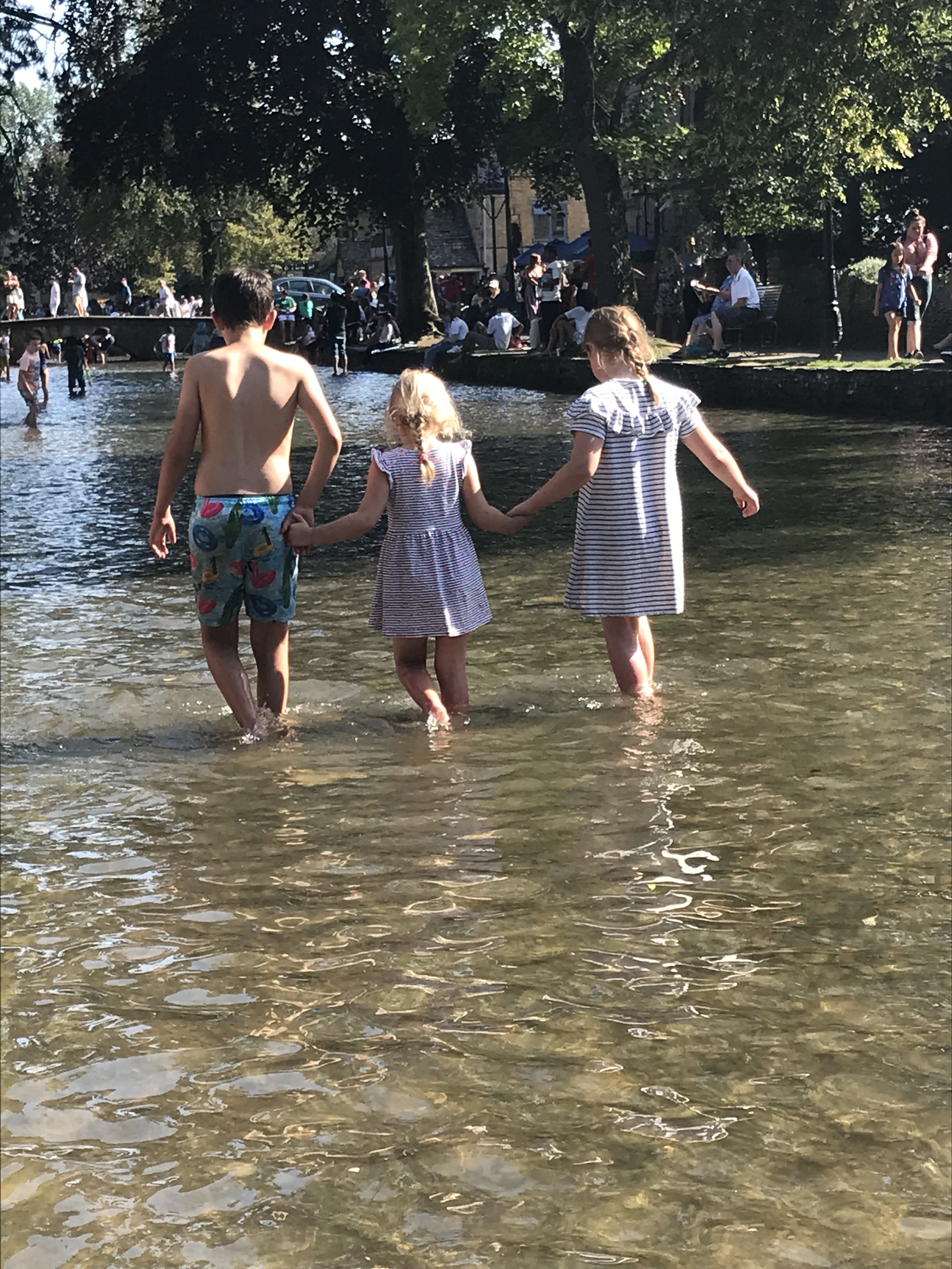 Cooling off in the water