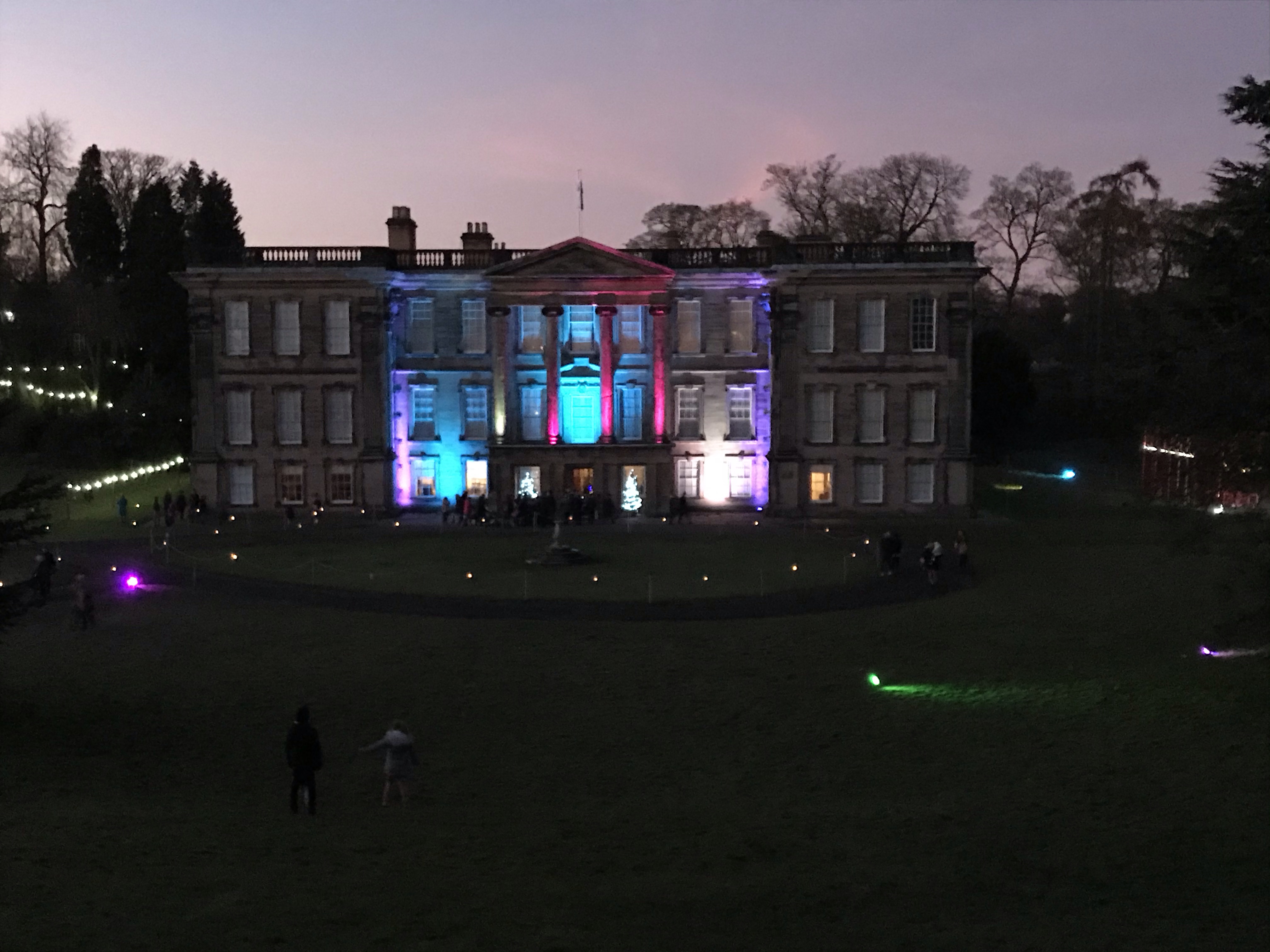 Calke Abbey in Christmas mode