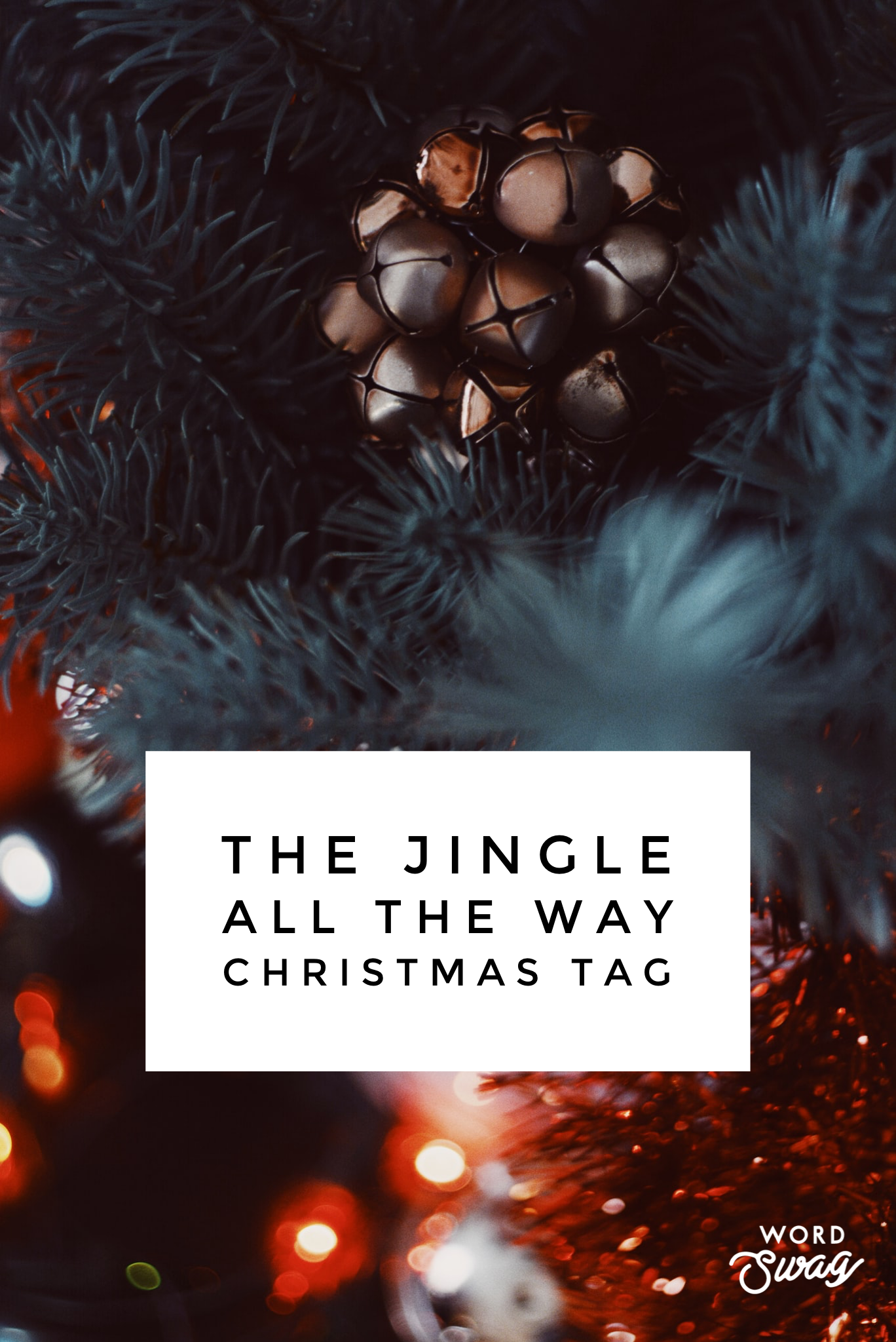 Jingle all the way Christmas tag