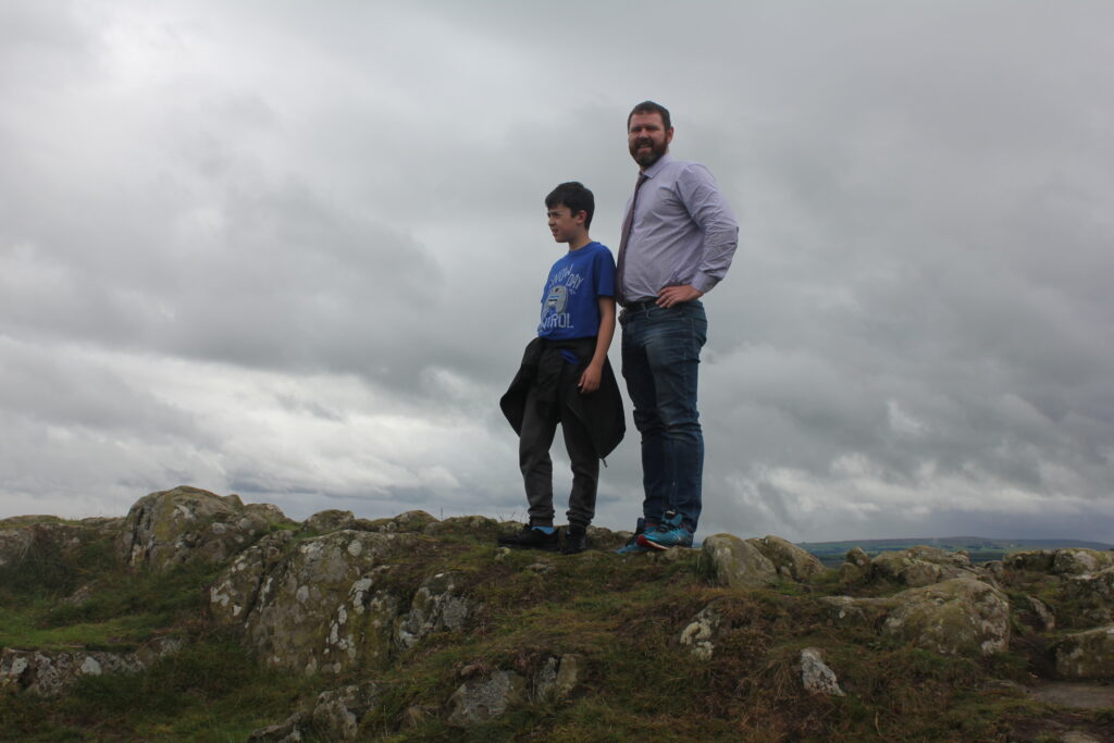 Stood on Hadrians Wall