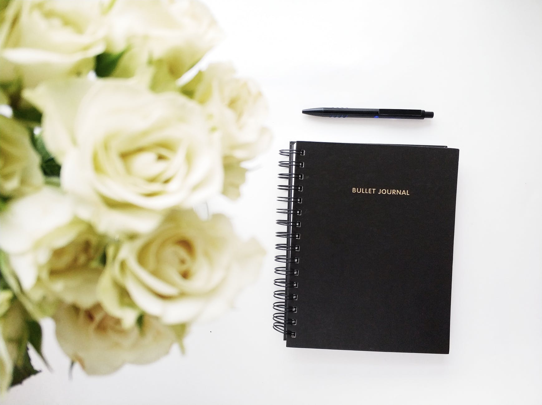 black spiral book on white surface
start wedding planning