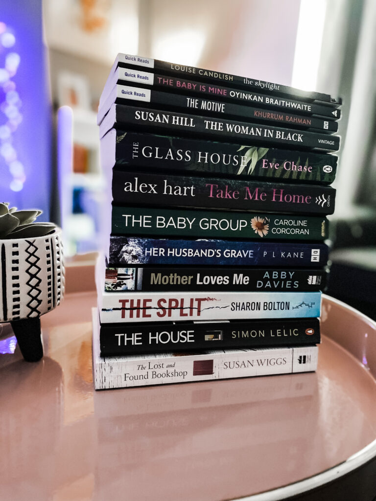 How I used my blog free time
A pile of books on a pink tray